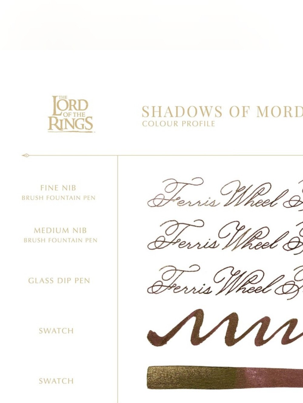 ⭐*NIB!* Warner Bros. | Lord of the Rings | Shadows of Mordor 28ml Fountain Ink - Picture 3 of 5